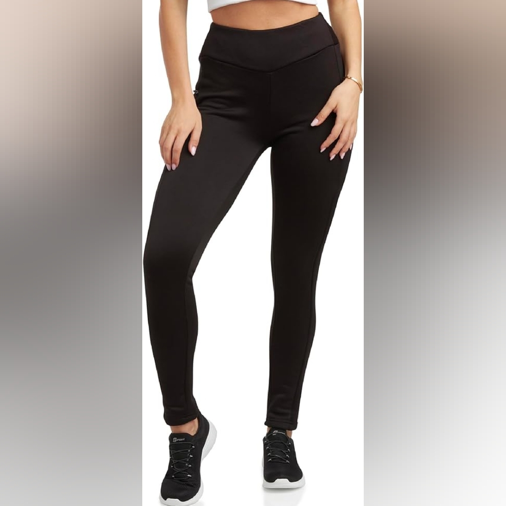 Spyder Women's black High-Waisted Athletic Leggings Size S